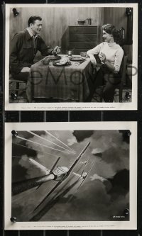 9c0774 JET PILOT 6 8x10 stills 1957 John Wayne flies with Screaming Eagles, sexy Janet Leigh!