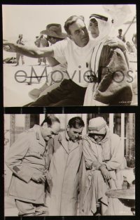 9c0724 LAWRENCE OF ARABIA 8 7.25x9.5 stills 1963 David Lean candid, Peter O'Toole, Quinn, Guinness!