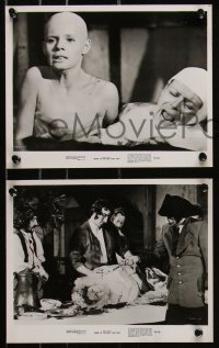9c0777 MARK OF THE DEVIL 2 6 8x10 stills 1974 banned in 19 countries, more horrifying than original!