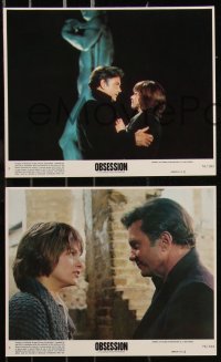 9c0446 OBSESSION 8 8x10 mini LCs 1976 Brian De Palma, Genevieve Bujold, Cliff Robertson!