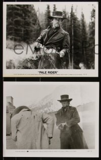 9c0702 PALE RIDER 9 8x10 stills 1985 great images of cowboy Clint Eastwood, Michael Moriarty!