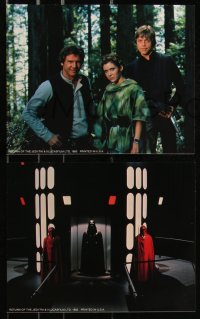 9c0451 RETURN OF THE JEDI 8 color deluxe 8x10 stills 1983 George Lucas classic, Mark Hamill, Ford!