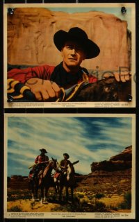 9c0419 SEARCHERS 11 color 8x10 stills 1956 John Ford, great images of John Wayne, Hunter & Miles!