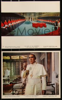 9c0403 SHOES OF THE FISHERMAN 16 color 8x10 stills 1969 Pope Anthony Quinn, David Janssen, Olivier