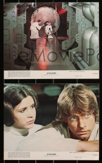 9c0497 STAR WARS 3 8x10 mini LCs 1977 A New Hope, Lucas classic epic, Luke, Leia, great images!