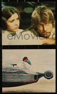 9c0453 STAR WARS 8 color deluxe 8x10 stills 1977 A New Hope, Lucas epic, Luke, Leia, great images!