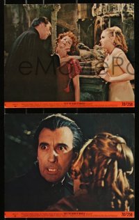 9c0467 TASTE THE BLOOD OF DRACULA 6 8x10 mini LCs 1970 vampire Christopher Lee, Hammer horror