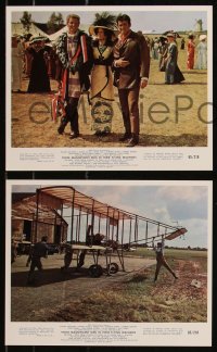9c0412 THOSE MAGNIFICENT MEN IN THEIR FLYING MACHINES 12 color 8x10 stills 1966 images of early airplanes!