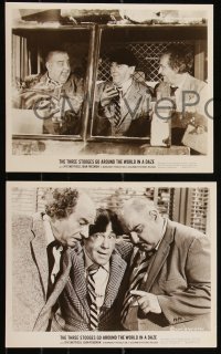 9c0922 THREE STOOGES GO AROUND THE WORLD IN A DAZE 3 8x10 stills 1963 Moe, Larry & Curly-Joe in China
