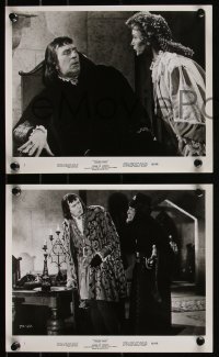 9c0878 TOWER OF LONDON 4 8x10 stills 1962 Vincent Price, Roger Corman, do you have the courage?
