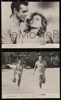 9c0553 DR. NO 8 English FOH LCs R1960s great scenes with Sean Connery as James Bond 007, Andress!