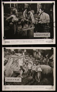 9c0556 JOURNEY TO THE CENTER OF THE EARTH 8 English FOH LCs 1959 Pat Boone, Mason, Dahl, Jules Verne!