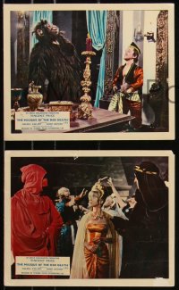 9c0531 MASQUE OF THE RED DEATH 6 color English FOH LCs 1964 Vincent Price, Court, Corman, horror!