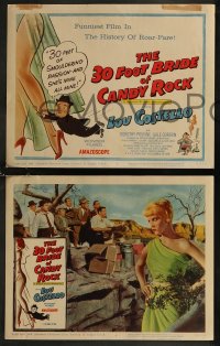 9c0019 30 FOOT BRIDE OF CANDY ROCK 8 LCs 1959 cool images of giant Dorothy Provine & Lou Costello!