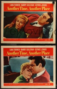 9c0030 ANOTHER TIME ANOTHER PLACE 8 LCs 1958 sexy Lana Turner has an affair with young Sean Connery!