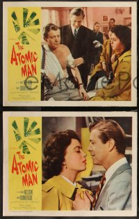9c0032 ATOMIC MAN 8 LCs 1956 Gene Nelson, the man they called the Human Bomb, plus Faith Domergue!