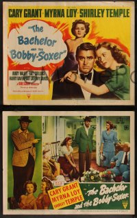 9c0033 BACHELOR & THE BOBBY-SOXER 8 LCs 1947 Cary Grant court ordered to date Temple by Myrna Loy!