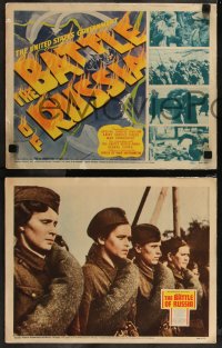 9c0035 BATTLE OF RUSSIA 8 LCs 1943 directed by Frank Capra & Anatole Litvak for U.S. Army!
