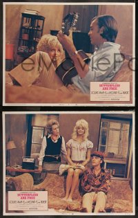 9c0046 BUTTERFLIES ARE FREE 8 LCs 1972 would-be lovers Goldie Hawn & blind Edward Albert!