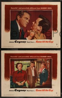 9c0286 COME FILL THE CUP 3 LCs 1951 alcoholic James Cagney, Phyllis Thaxter, Raymond Massey!