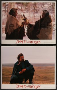 9c0206 DANCES WITH WOLVES 6 LCs 1990 Graham Greene, Kevin Costner & Native American Indians!