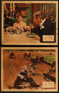 9c0287 DAVID HARUM 3 LCs 1934 Will Rogers, directed by James Cruze, w/ cool horse racing image!