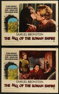 9c0065 FALL OF THE ROMAN EMPIRE 8 LCs 1964 directed by Anthony Mann, Stephen Boyd & Sophia Loren!