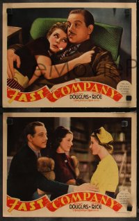 9c0184 FAST COMPANY 7 LCs 1938 Melvyn Douglas, Florence Rice, Claire Dodd, wacky images!