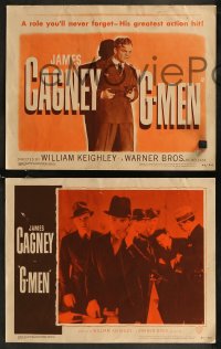 9c0071 G-MEN 8 LCs R1949 great images of good guy James Cagney in a role you will never forget!!