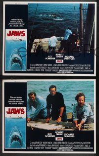 9c0088 JAWS 8 LCs 1975 Roy Scheider, Robert Shaw, Richard Dreyfuss, Steven Spielberg, complete set!