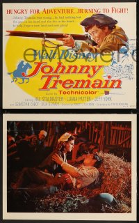 9c0091 JOHNNY TREMAIN 8 LCs 1957 Walt Disney, from the Esther Forbes novel, Hal Stalmaster!