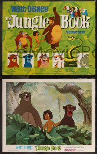 9c0013 JUNGLE BOOK 9 LCs R1978 Walt Disney cartoon classic, close up of Mowgli, Baloo & Bagheera!
