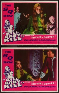 9c0095 KILL BABY KILL 8 LCs 1967 Mario Bava's Operazione Paura, creepy little girl killer!