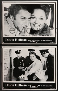 9c0190 LENNY 7 LCs 1974 cool images of Dustin Hoffman as comedian Lenny Bruce!