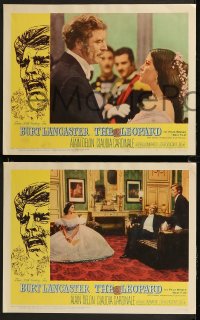 9c0107 LEOPARD 8 LCs 1964 Luchino Visconti's Il Gattopardo, Burt Lancaster, Alain Delon, Cardinale!