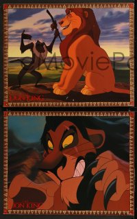 9c0109 LION KING 8 LCs 1994 classic Disney cartoon set in Africa, great images!
