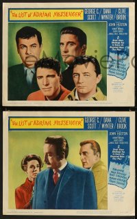 9c0110 LIST OF ADRIAN MESSENGER 8 LCs 1963 John Huston directed, George C. Scott, Kirk Douglas!