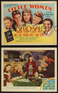 9c0113 LITTLE WOMEN 8 LCs 1949 Elizabeth Taylor, Peter Lawford, Margaret O'Brien, Janet Leigh!