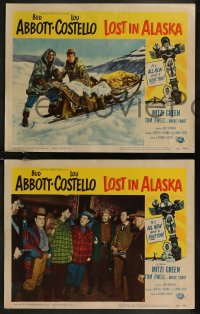 9c0240 LOST IN ALASKA 5 LCs 1952 cool images of Bud Abbott & Lou Costello & w/ Mitzi Green!