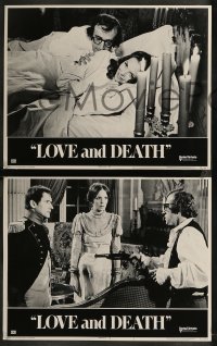 9c0116 LOVE & DEATH 8 LCs 1975 cool images from wacky Woody Allen & Diane Keaton romantic comedy!