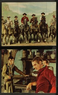9c0215 MAGNIFICENT SEVEN 6 LCs 1960 Yul Brynner, Steve McQueen, John Sturges, includes candid!