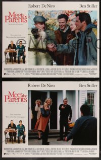 9c0121 MEET THE PARENTS 8 LCs 2000 wacky Ben Stiller, Blythe Danner, Robert De Niro, Teri Polo!