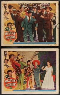 9c0218 MEXICAN HAYRIDE 6 LCs 1948 Bud Abbott & Lou Costello w/ sexy Virginia Grey & Luba Malina!