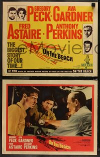9c0130 ON THE BEACH 8 LCs 1959 Gregory Peck, Ava Gardner, Fred Astaire, directed by Stanley Kramer!