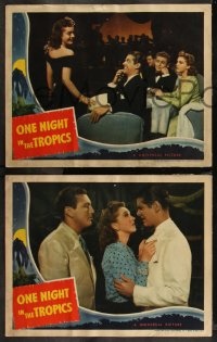 9c0222 ONE NIGHT IN THE TROPICS 6 LCs 1940 Bud Abbott & Lou Costello's first film, they're not shown