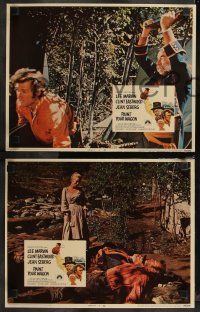 9c0132 PAINT YOUR WAGON 8 LCs 1969 Clint Eastwood, Lee Marvin, Jean Seberg, Lesser border art!
