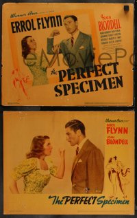 9c0134 PERFECT SPECIMEN 8 LCs 1937 sexy Joan Blondell trying to seduce Errol Flynn!