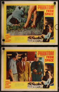 9c0299 PHANTOM FROM SPACE LCs 1953 strange alien carrying woman in border, power menaced the world!