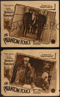 9c0300 PHANTOM POLICE 3 chapter 5 LCs 1926 great images of cop Herbert Rawlinson, Death Watch, rare!