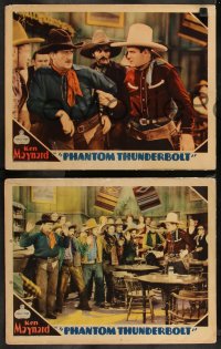 9c0243 PHANTOM THUNDERBOLT 5 LCs 1933 great images of western cowboy Ken Maynard as Thunderbolt Kid!
